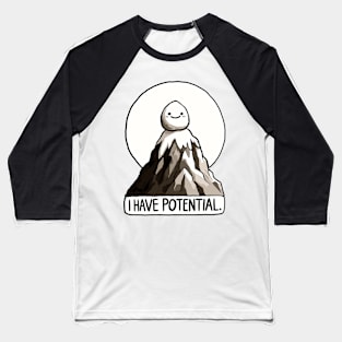 Physics Joke - I have Potential Rock Mountain Baseball T-Shirt